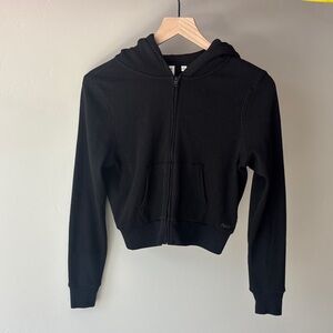 TNA Waffle Knit Charcoal Sweater